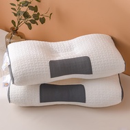 Five-Star Hotel Same Style Pillow Second Generation spa3D Partition Sleep Aid Soy Pillow Knitted Cot
