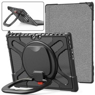 全城熱賣 - 適用於微軟MicroSoft Surface Pro 9 / 10 / 11 海盜王B 套啤 包膠款 TPU+PC平板殼（黑色）