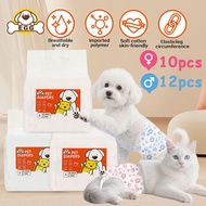 EGG Pet Dog diapers absorption 12/10pcs Rapid Disposable Cats Supplies Diaper Pads Trays Training CO