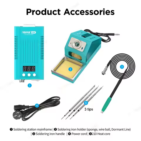 UYUE 305-210 LED Precision Soldering Station Electronic Welding Rework Station Compatible 210 Solder