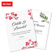 NANA - Wedding Card - Birthday Card - Valentine - Greeting Card - Mothers Day etc.