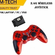 Best Seller Turbo Wireless Controller Stik Joystick Gamepad PS2 PC Laptop MTECH