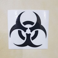 Bio Hazard cutout sticker, vinyl sticker