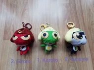 正品KERORO 軍曹公仔吊飾 （Keroro/Giroro/Tamama)