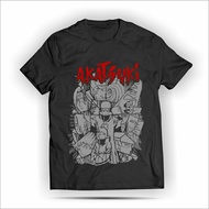 Akatsuki Anime T-shirt Cotton combad 30s Adult animeme naruto "akatsuki" men's top t-shirt