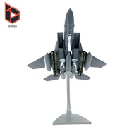 [Blesiya] 1:100 Scale F 15E Fighter Fighter Aircraft Model Collectables Fighter Model Toy for Office