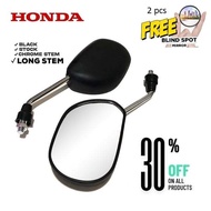 HONDA Click 125i SIDE MIRROR CHROME LONG STEM Motorcycle stock side mirror big