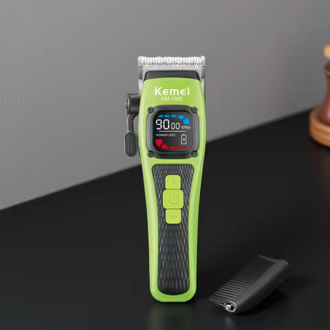 Kemei Hair Clippers Professional Hair Clippers Adjustable Hair Cutting Machine 9000 RPM Electric Bar