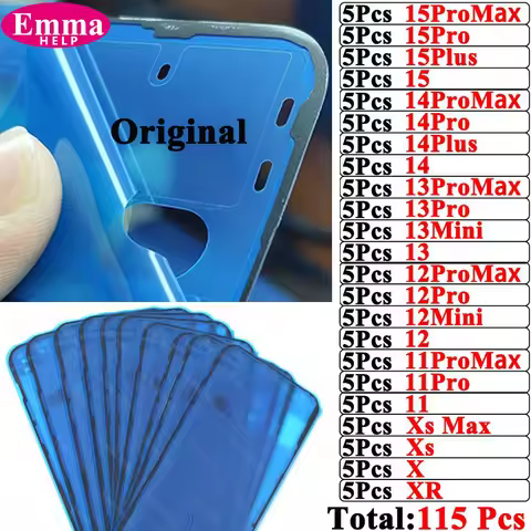 Original Waterproof Seal Adhesive For iPhone 13 Pro Max 14 15 Plus 11 12 Mini 8 7 LCD Screen Display