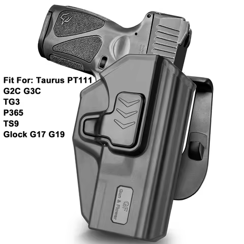 Fit for Taurus PT111 G2C G3C / TG3 / P365 /TS9 /Glock G17 G19,Polymer Gun Holster OWB Paddle Case,Ri