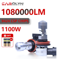 Carolyn หลอดไฟหน้า LED ขาวเจิดจ้า H11 H7 9005 9006 1100W Ip68ขนาดเล็กแบบ Lossless ปลั๊ก