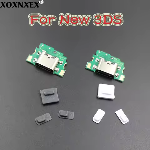 1 Set DIY USB Type-C Charging Port Socket For New 3DS Replacement Convert to USB-C Mod For New 3DS