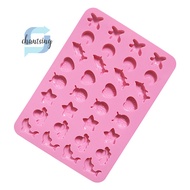 <Chantsing> Marine Life Gummy Mold Silicone Chocolate Mold Party Baking Mold Fire Paint Wax Pellet M