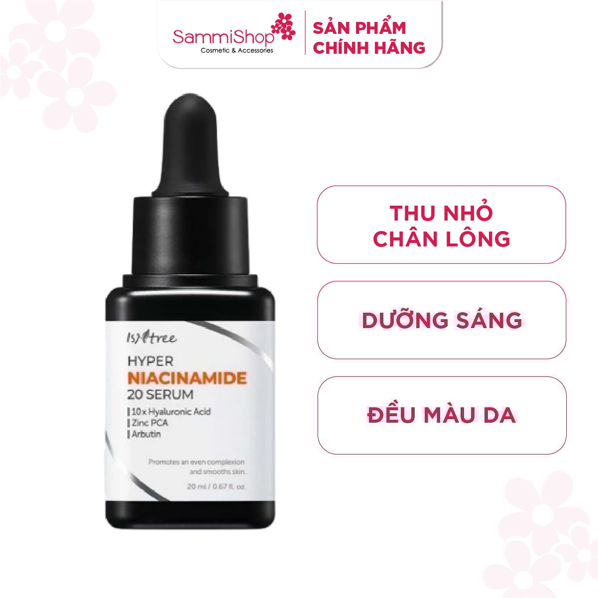 [DATE 9.2026] Isntree Tinh Chất Hyper Niacinamide 20 Serum 20ml