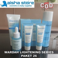 Wardah Lightening series Skincare / Paket Perawatan kulit wajah wardah / Paket kosmetik wardah yang original / Wardah paket Lightening terbaru / COD Paket wardah terlaris / Paket 26 5in1