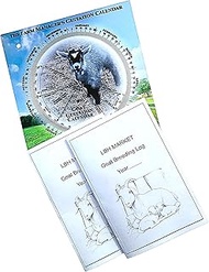 LBH MARKET Goat Gestation Calendar Wheel Kit – Weather Resistant 364 Day Goat Gestation Wheel - Goat