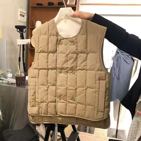 2024 autumn and winter new item, retro style diamond inside,paired with cotton vest, cotton jacket,