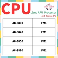 A8-3800 A8-3820 A8-3850 A8-3870 AMD Llano APU Processor Desktop CPU Socket FM1 905Pin