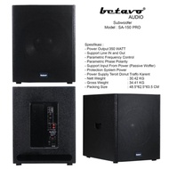 Speaker SUBWOOFER Aktif 15 Inch Betavo SA 150 pro Power 350 watt Best