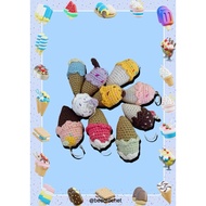 Crochet mini keychain crochet keychain