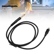 USB C to TS Cable, Plug and Play 1/4 Inch USB C to 6.35mm Cable, Audio Aux Jack Cable USB Type C Aud