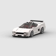 MOC Building Blocks Compatible Lego speed Series 8 Grids Honda Racing Building Boys