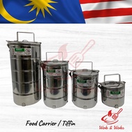 Horse, Kiwi, E-Central Brand Food Carrier Stainless Steel Tiffin Carrier Lunch Box / Mangkuk Tingkat