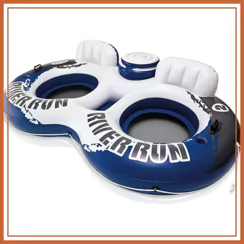 Intex River Run II Inflatable Lounge Pool Float for Adults, Relaxation & Fun