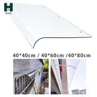 [Homyl] Window Canopy Patio Awning Canopy No Brackets Awning Door Canopy Wall Mounted with Screws Tr