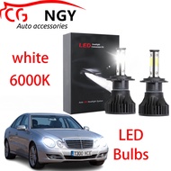 สำหรับ Mercedes-Benz E-Class W211 2002-2008 (ไฟหน้า) - ชุดหลอดไฟหน้า LED 12-32V 80W (1 คู่) รับประกั