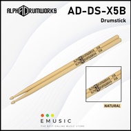 Alpha Drumworks X5B Natural Drumstick | Emusic
