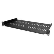 1U Server Rack Mount Shelf Vented Cantilever Tray for 19Inch Network Equipment Rack & Cabinet