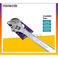 Prowess 10" Adjustable Wrench Spanner Spanar 10 Inci