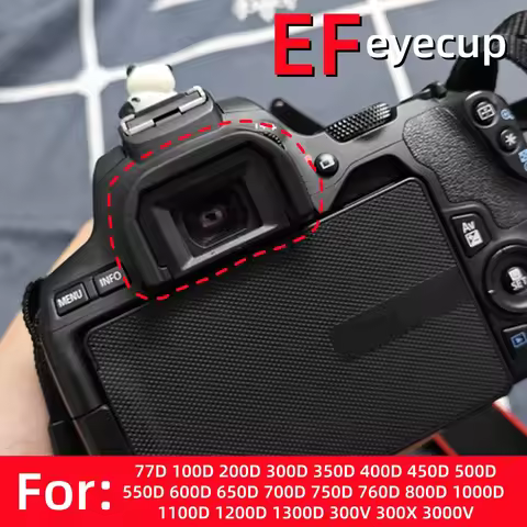 Rubber EF Eyecup Eyepiece Protector Cap for Canon 200D 800D 77D 750D 700D 600D 550D 500D 1300D 1200D
