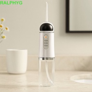 RALPHYG Water Flosser, 3 Modes 220ml Capacity Dental Jet Irrigator, Water Jet Floss IPX7 Waterproof 