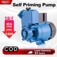 REAIM Electric Water Pump Motor 220V Water Pump Self-Priming Pump 125W/0.5HP