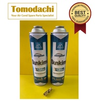 TOMODACHI Car Aircond Gas R134a for DIY (1000g) Gas r134a for Refrigerator | AC Gas r134a Refill | A