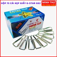 Combo of 2 boxes of G62 G-Star Multi-Purpose Paper Clips/Paper Clips, Good Quality, Anti-Rust, Used 
