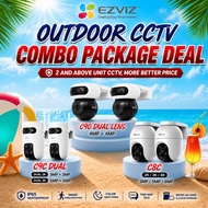 Ezviz 2 Unit Camera Combo Deals Special C9C DUAL C90 C8C 2MP 3MP 4MP 5MP 8MP Outdoor WiFi Security C