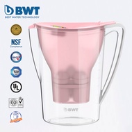 BWT 2.7L Pink Water Filter Pitcher, Water Jug - Filter Made in Austria - Patent Magnesium Mineralize
