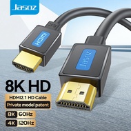 Jasoz 8K HDMI 2.1 Cable 8K 60Hz 4K 120Hz 48Gbps for PS5 PS4 Splitter Switch HDMI Audio Video Cable