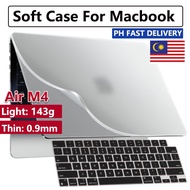 Soft Case For Macbook Air 15 M4 A3241 2025 2024 Air 15.3 inch M3 M2 A3114 A2941 ultra thin TPU cover