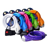 Bicycle Key Lock 1.2m Anti Theft With Holder Bike Security Lock Accessories *SG Seller with