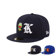 NEW ERA 59FIFTY 5950 Komi Frog Baseball Cap Full Flat Brim Style [TCC]
