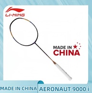 LI-NING AERONAUT 9000i 5U Lightweight Control Type BADMINTON RACQUET - Black/Gold - AYPT004