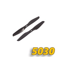 [rcvietnam] Reversible Propeller 5030 Black carbon Fiber 5 inch UAV UAV Multi-Blade Model Airplane