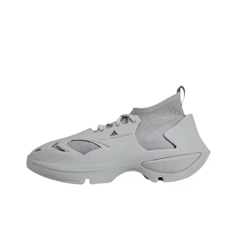 Adidas Stella McCartney Slip Resistant Abrasion Resistant Low top Casual Shoes Unisex Gray Black IE8