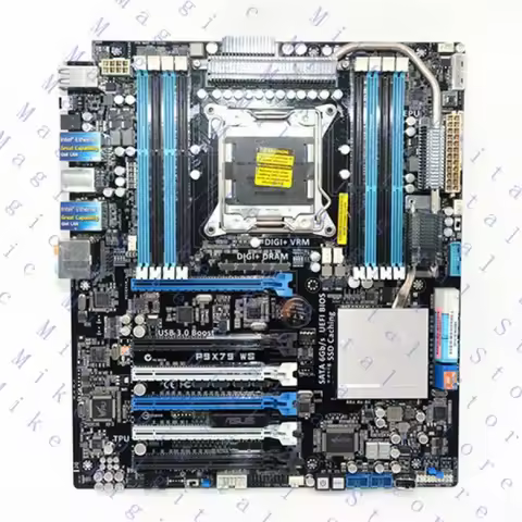 H FOR ASUS P9X79 WS LGA 2011 Intel X79 DDR3 SATA3 USB 3.0 Workstation ATX Motherboard