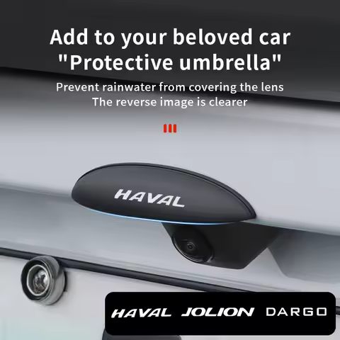 Car Reversing Rear Camera Rain Cover ABS Rain-Proof Car Reverse Camera For Haval JOLION M4 Dargo H6 