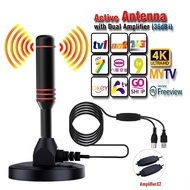 Built-in Booster Indoor Digital TV Antenna 36dBi DVB-T2 HDTV | Antena TV Digital MyFreeview Dengan D